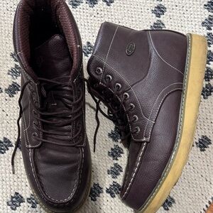 Lugz Dark Brown Leather Boots